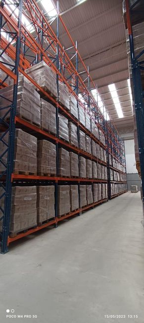 Cartavio-Trujillo: Suministro y Montaje de 3,300 posiciones de racks selectivos de doble profundidad